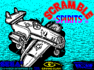 Scramble title screen for ZX Spectrum